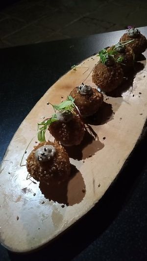 Croquetas de setas at Wild Food in Granada