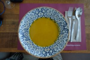 Puré de calabaza  at Wild Food in Granada