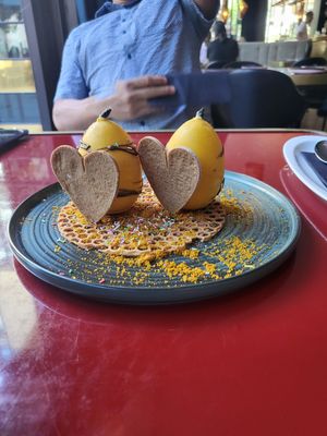 Passion fruit dessert at Wild Food in Granada