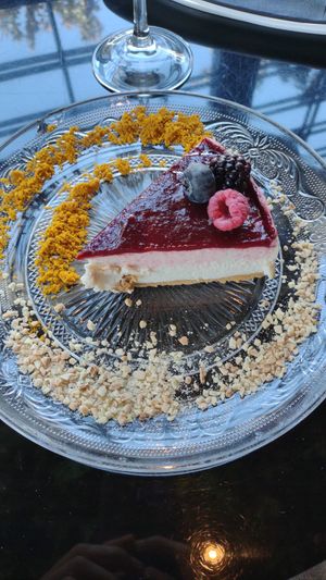 Great cheesecake at Wild Food in Granada