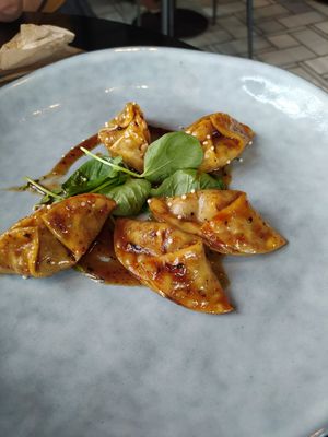 Gyozas at Wild Food in Granada