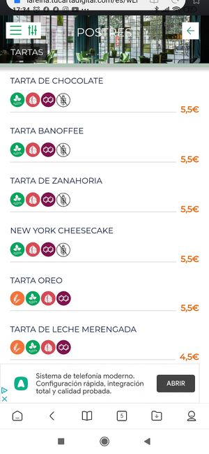 Postres 2 at Wild Food in Granada