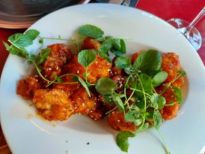 Cauliflower KFC : absolutely delicious at Wild Food in Granada