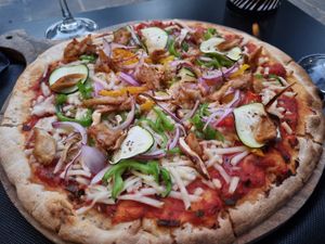 Pizza at Wild Food in Granada