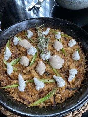Mushroom risotto- amazing  at Wild Food in Granada
