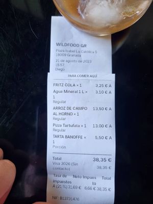  at Wild Food in Granada