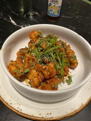 KFC, recomendado por la camarera, increíble.   at Wild Food in Granada