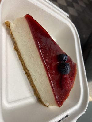 NY cheesecake was 10/10  at Wild Food in Granada