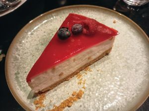 Cheesecake at Wild Food in Granada