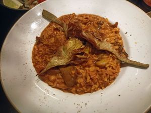 Arroz meloso at Wild Food in Granada
