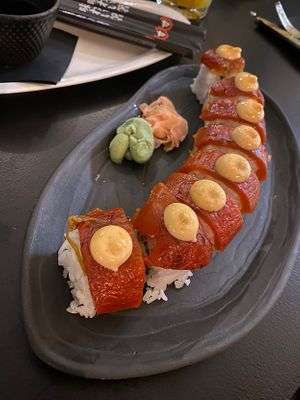 URAMAKI DE PIMIENTO ASADO  at Wild Food in Granada