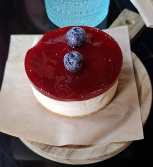 New York cheesecake at Wild Food in Granada