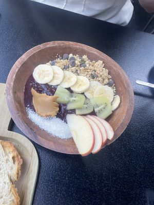 Açai bowl  at Wild Food in Granada