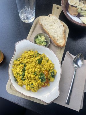 Tofu scramble   at Wild Food in Granada