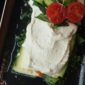 Raw lasagna at Wild Food in Granada