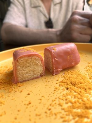 Inside pink panter  at Wild Food in Granada