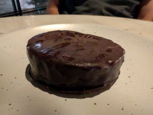 Can't remember the name, but it's a vegan version of a local cake at Wild Food in Granada