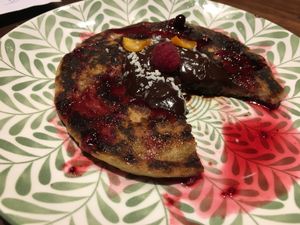 Crêpe végétalienne sucrée at Wild Food in Granada