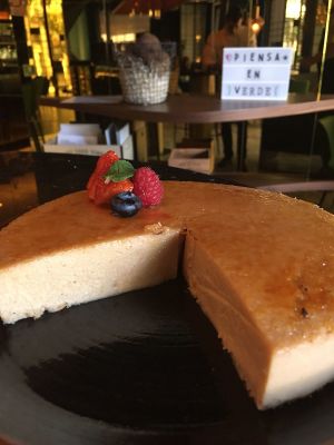 NY Cheesecake vegana at Wild Food in Granada