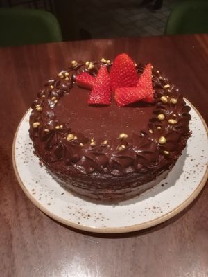 Tarta de cacao at Wild Food in Granada