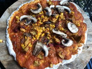 BBQ Pizza at Wild Food in Granada