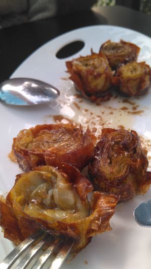 Alcachofas muy ricas!!!! at Wild Food in Granada