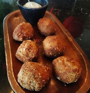 Vegan Croquettes at Wild Food in Granada