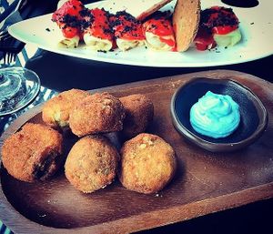 Croquettes at Wild Food in Granada