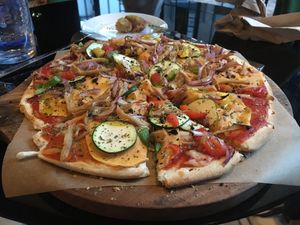 Pizza Mediterránea 12€ at Wild Food in Granada