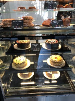 Dessert counter at Wild Food in Granada