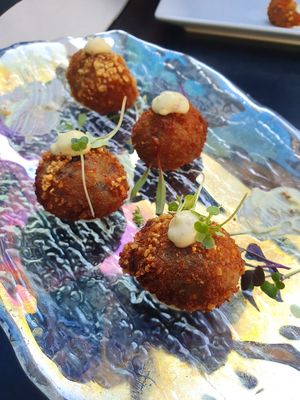 Mushroom croquettes at Wild Food in Granada