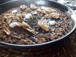 Baked Brothy Rice. 20 minute wait as cooked to order 😋 at Wild Food in Granada