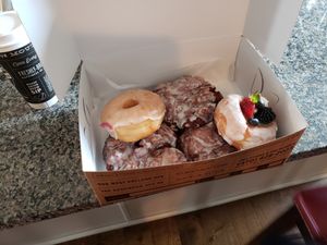 Apple fritter at Revolution Doughnuts in Atlanta