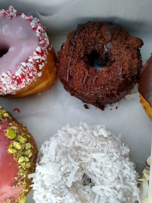 Coconut and chocolate crunch #Veganuary at Revolution Doughnuts in Atlanta