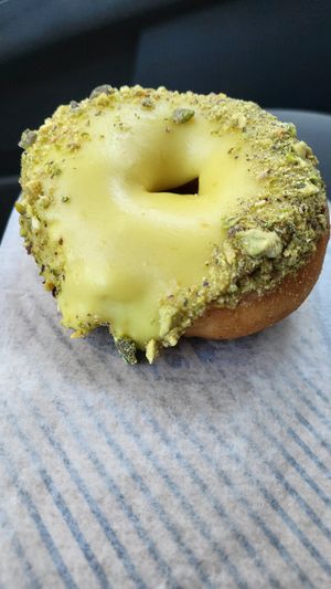 Orange Pistachio  #Veganuary at Revolution Doughnuts in Atlanta