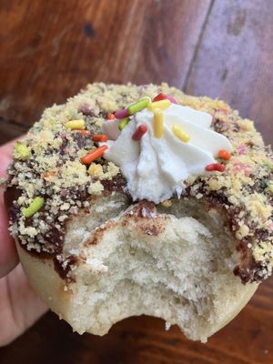 Birthday cake   at Revolution Doughnuts in Atlanta