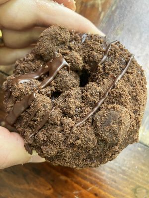 Double chocolate   at Revolution Doughnuts in Atlanta