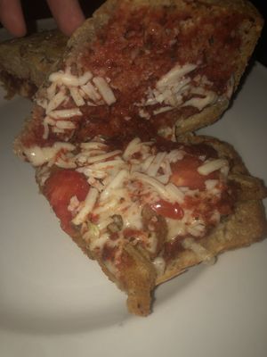 Mock Chicken Parmigiana (Vegan Upon Request)  at Pizza Luce in Duluth