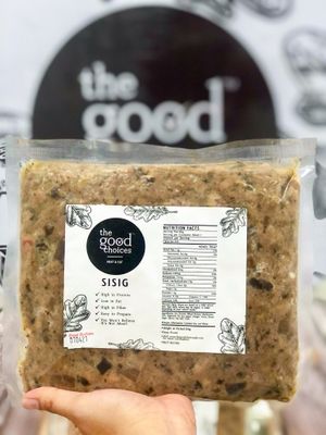 Don't forget to enjoy the end of the week and give yourself a treat! Our Sisig is perfect for pulutan. No need to worry about cholesterol 'coz it's totally meat-free! 😍
 at The Good Choices Ph in Metro Manila