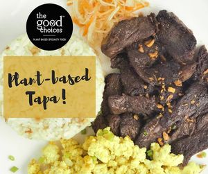 Tapsilog can be even better without the meat!

#youwontbelieveitsnotmeat #wearefilipinoplantbased #filipinoveganmovement at The Good Choices Ph in Metro Manila