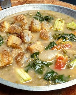 "Friday is Munggo day! Make it extra special by topping it with TGC Pork Belly!💯

#youwontbelieveitsnotmeat #wearefilipinoplantbased #filipinoveganmovement" at The Good Choices Ph in Metro Manila