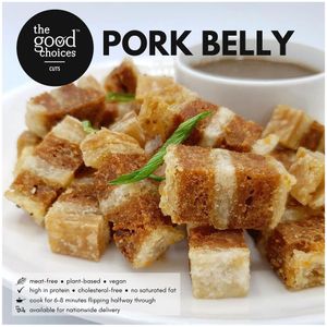 "Eating this won't clog up your arteries! Lechon Kawali minus the pork, cholesterol, and saturated fat is now possible!🎉
#youwontbelieveitsnotmeat at The Good Choices Ph in Metro Manila
