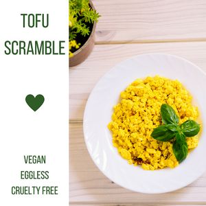 Tofu Scramble -- eggless scramble at The Good Choices Ph in Metro Manila