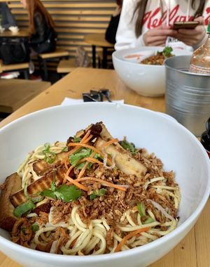 Vždy geniálne Mixao Vegan ❤️ MILUJEM at NhaBe Vietnamese Bistro in Martin