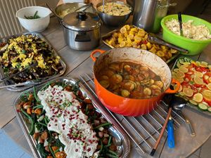 Free buffet at Groenten Zonder Grenzen - GZG in Rotterdam