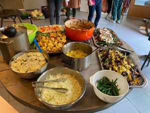 Free buffet at Groenten Zonder Grenzen - GZG in Rotterdam
