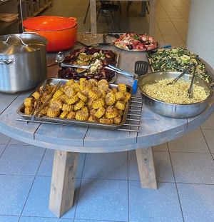 Buffet  at Groenten Zonder Grenzen - GZG in Rotterdam