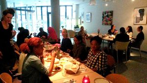 Dinging hall at Groenten Zonder Grenzen - GZG in Rotterdam