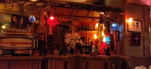 Lovely tiki bar at W Der Imbiss - Nollendorfplatz in Berlin