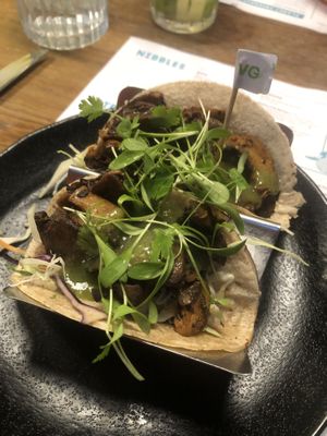 Ancho Mushroom Tacos  at Wahaca - Waterloo in South East London